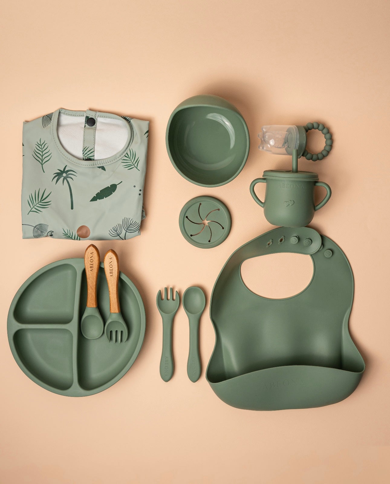 11-piece Feeding Set- Sage
